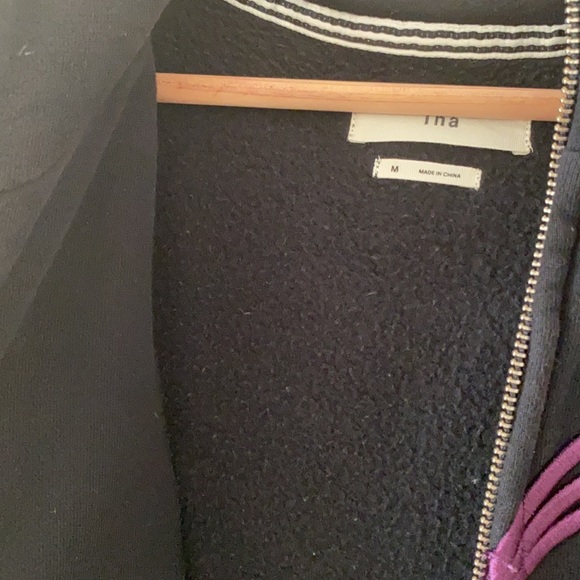 tna black zip up hoodie（M） - Picture 7 of 8